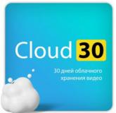  - Лицензионный код на ПО Ivideon Cloud. Тариф Cloud 30 на 1 камеру любых брендов кроме Ivideon/Nobelic (1 год)