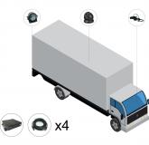  - IPTRONIC Комплект видеонаблюдения для грузового транспорта под ПП №969 (офлайн SD)